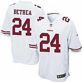 Nike Men & Women & Youth 49ers #24 Bethea White Team Color Game Jersey,baseball caps,new era cap wholesale,wholesale hats